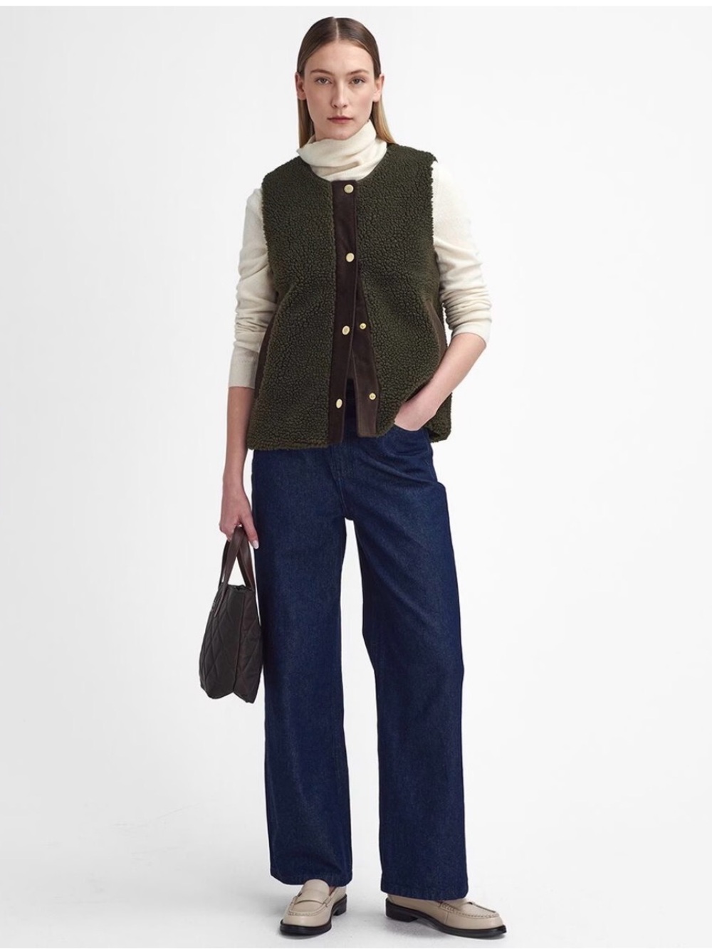 Barbour Dulsie Teddy Liner Vest NWT Size 8US